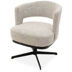 Cream Swivel Dining Chair