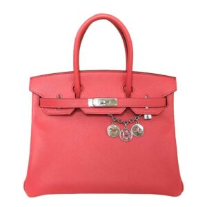 Hermes Birkin 30 Rose Jaipur Epsom Leather Palladium Hardware