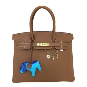 Hermes Birkin 30 Gold Togo Leather Gold Hardware