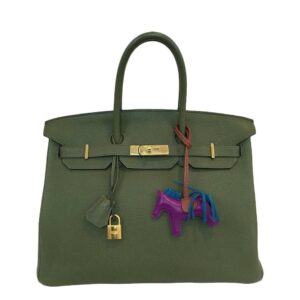 Hermes Birkin 35 Canopee Togo Leather Gold Hardware