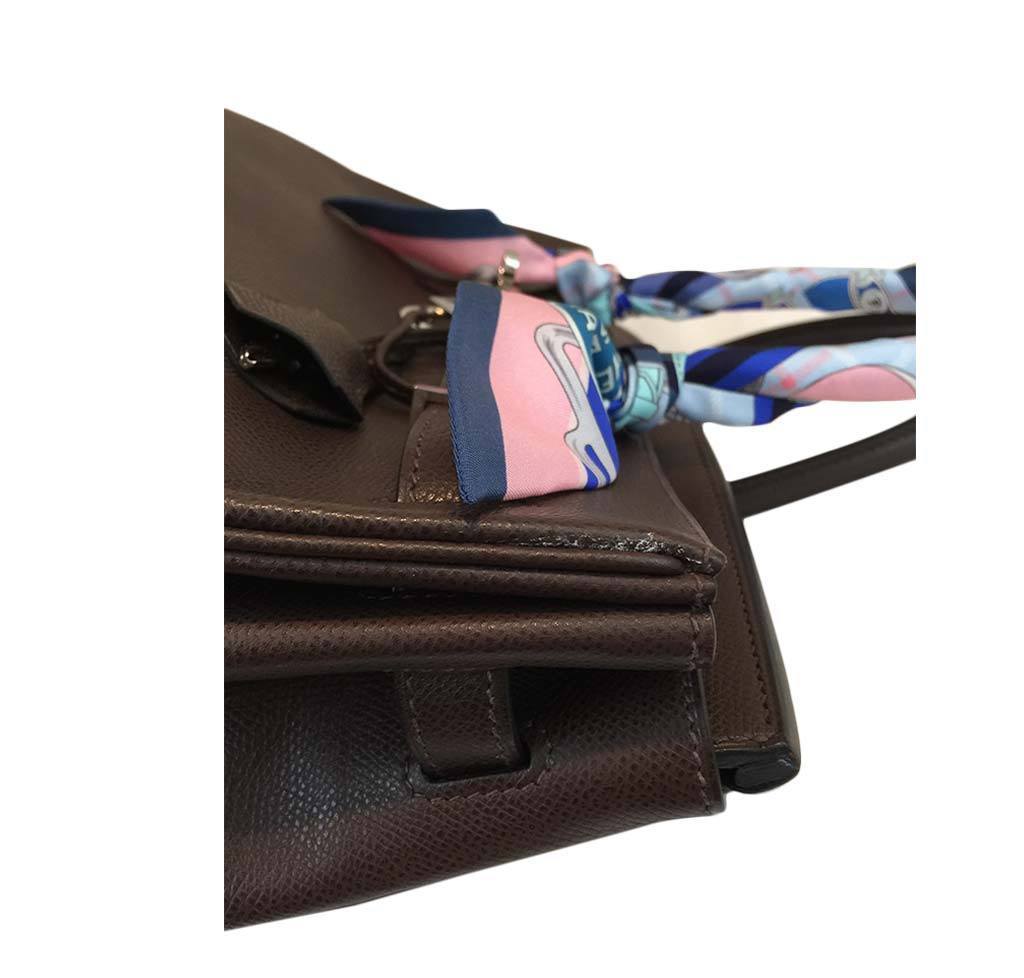 Hermes Birkin 35 Cacao Epsom Leather Palladium Hardware - Image 12