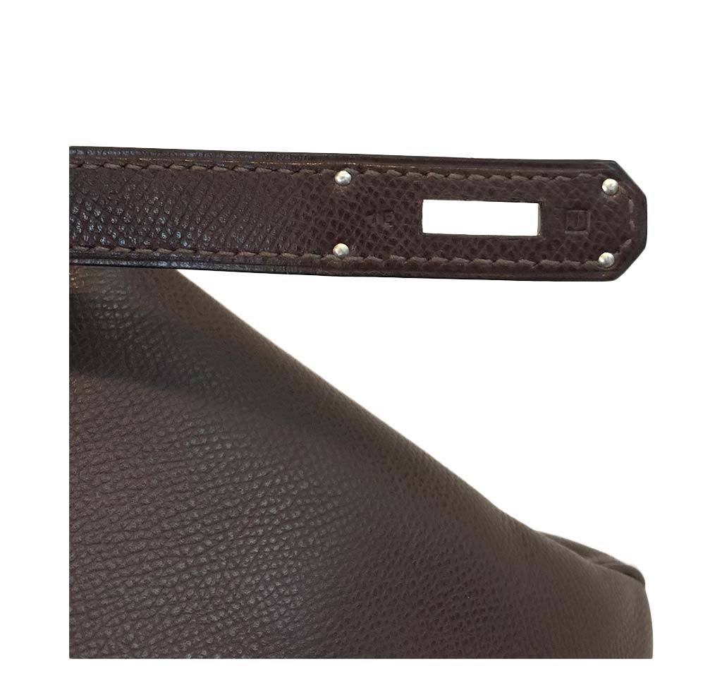Hermes Birkin 35 Cacao Epsom Leather Palladium Hardware - Image 10
