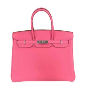 Hermes Birkin 35 Rose Lipstick Togo Leather Palladium Hardware