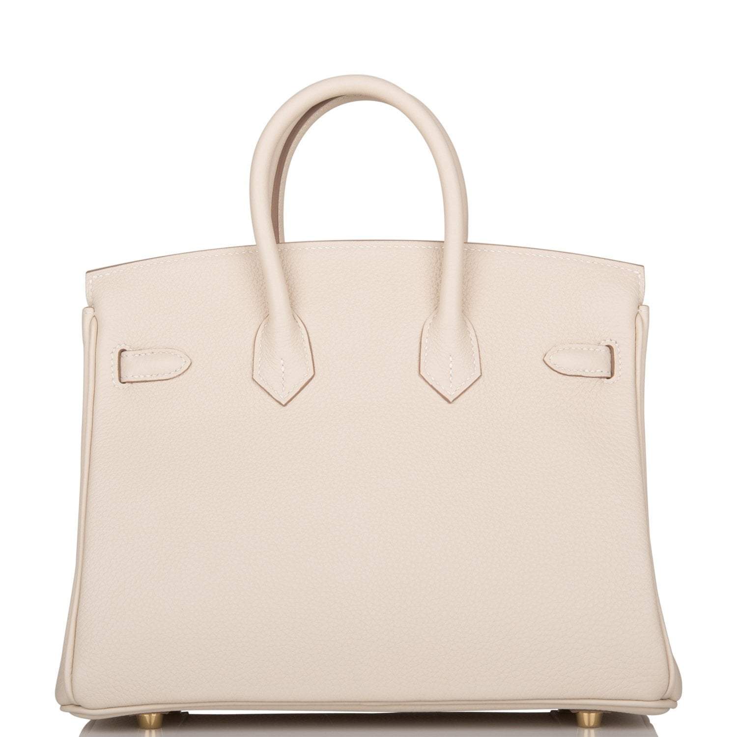 Hermes Birkin 25 Craie Togo Gold Hardware - Image 4