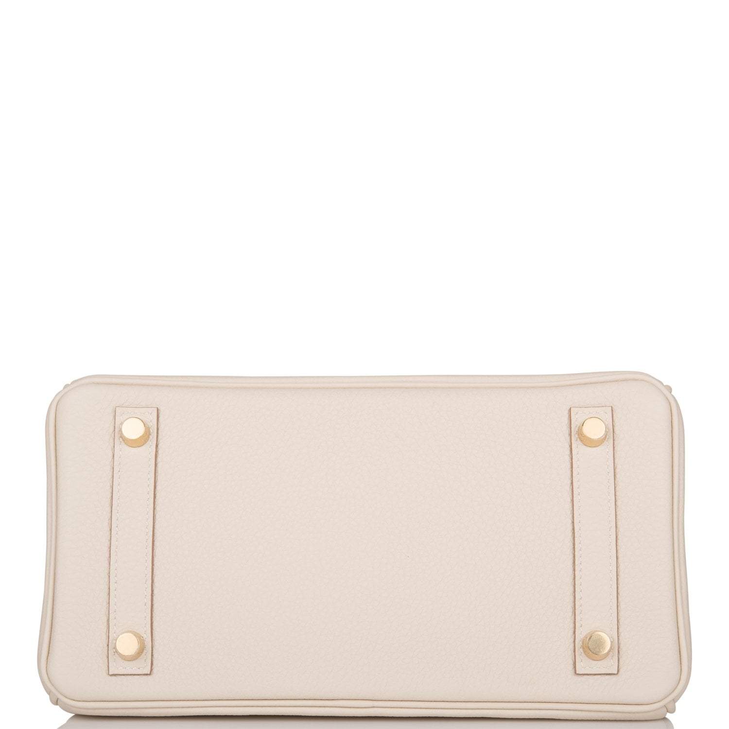 Hermes Birkin 25 Craie Togo Gold Hardware - Image 6
