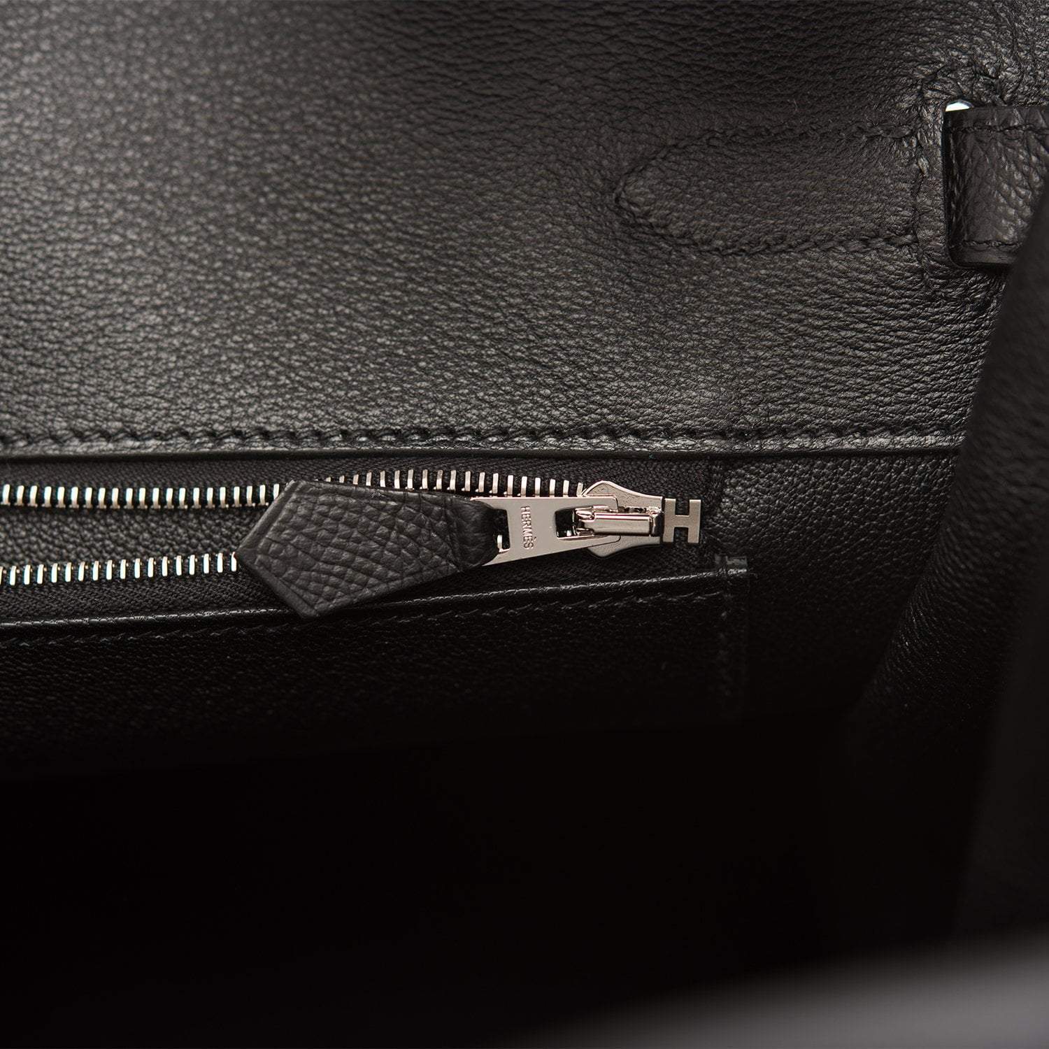 Hermes Birkin 35 Black Epsom Palladium Hardware - Image 8