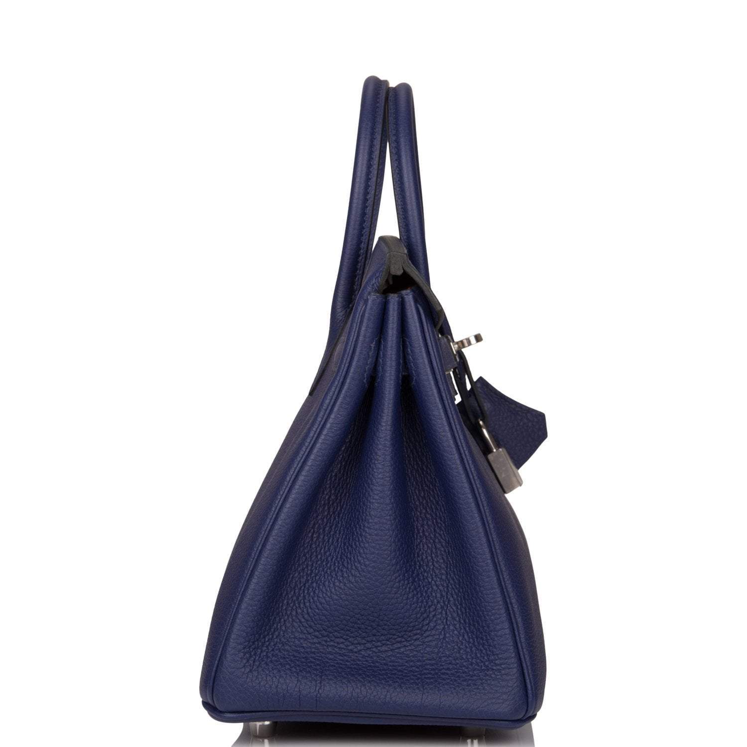 Hermes Bleu Encre Verso Togo Birkin 25cm Palladium Hardware - Image 4