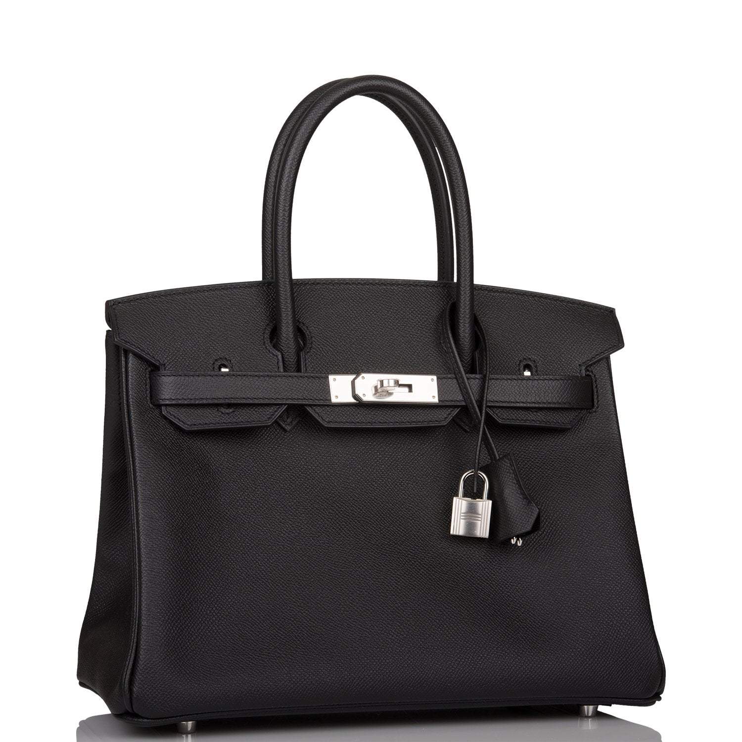 Hermes Black Epsom Birkin 30cm Palladium Hardware - Image 2