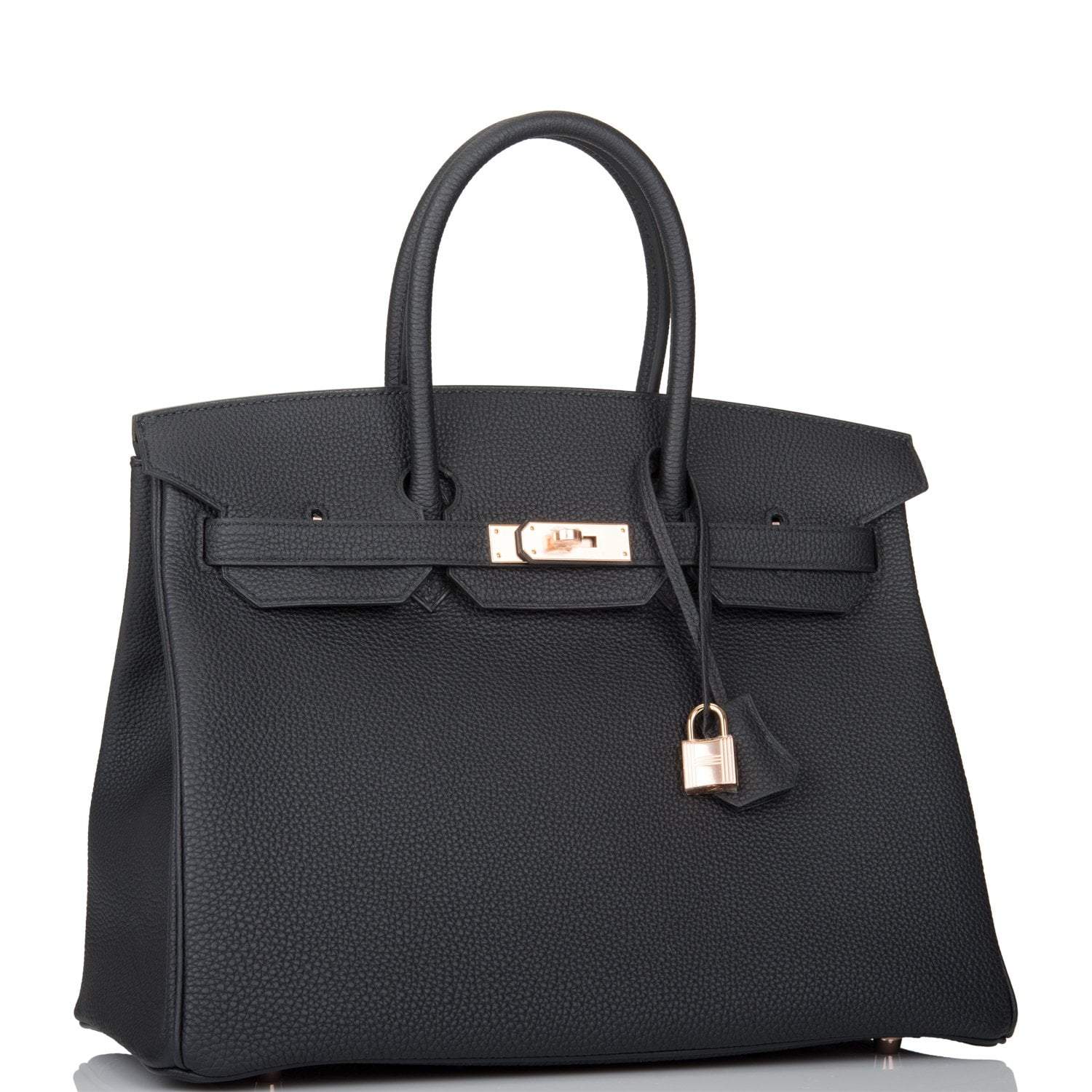 Hermes Birkin 35 Black Togo Rose Gold Hardware - Image 2