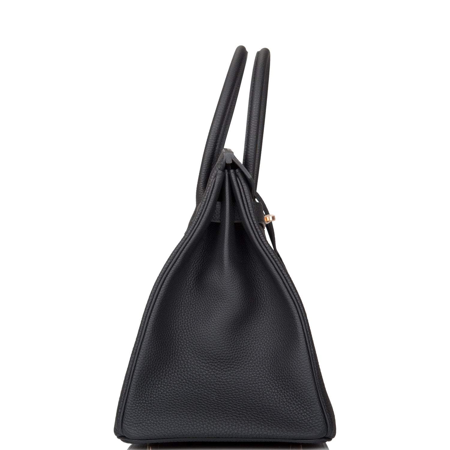Hermes Birkin 35 Black Togo Rose Gold Hardware - Image 3
