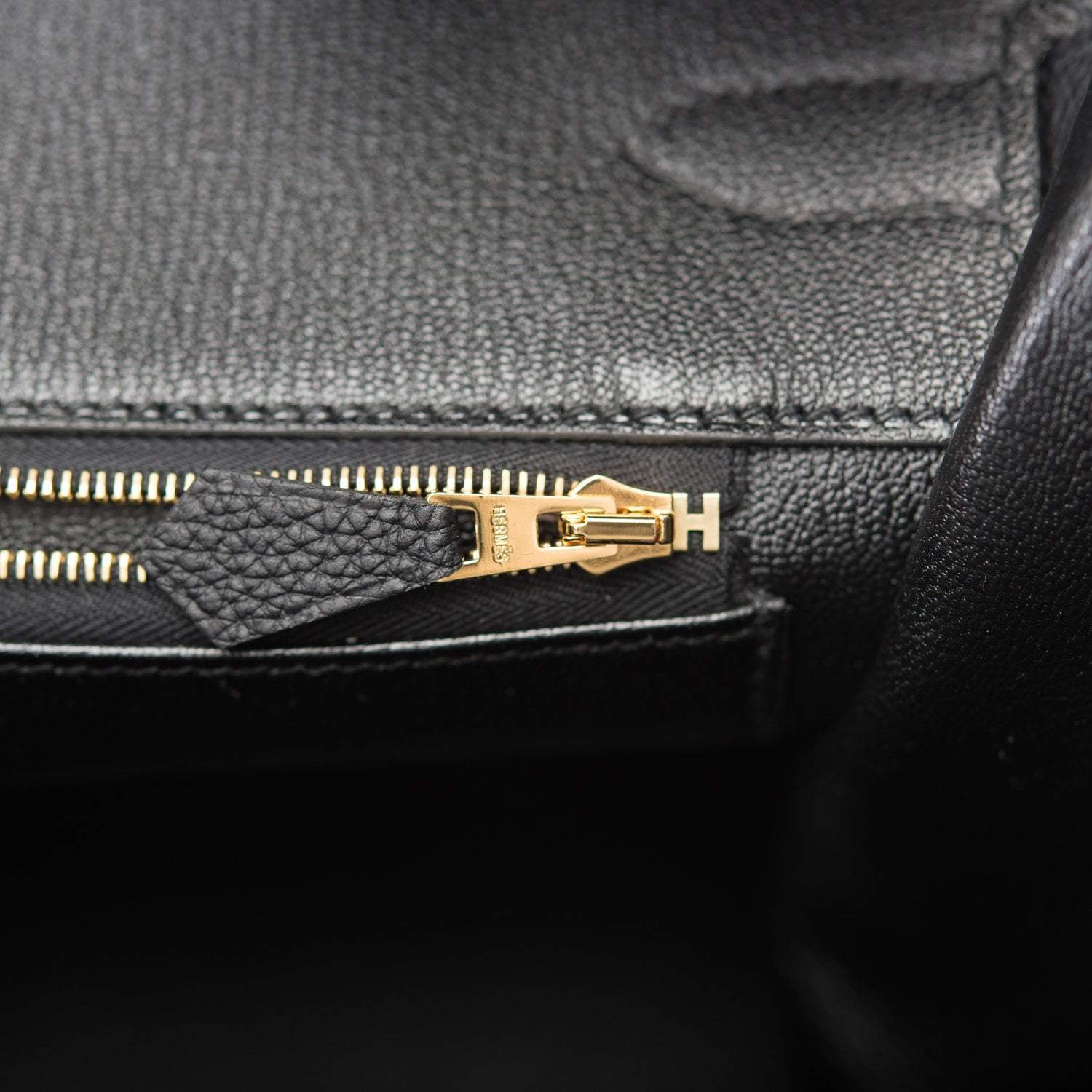 Hermes Birkin 35 Black Togo Rose Gold Hardware - Image 8