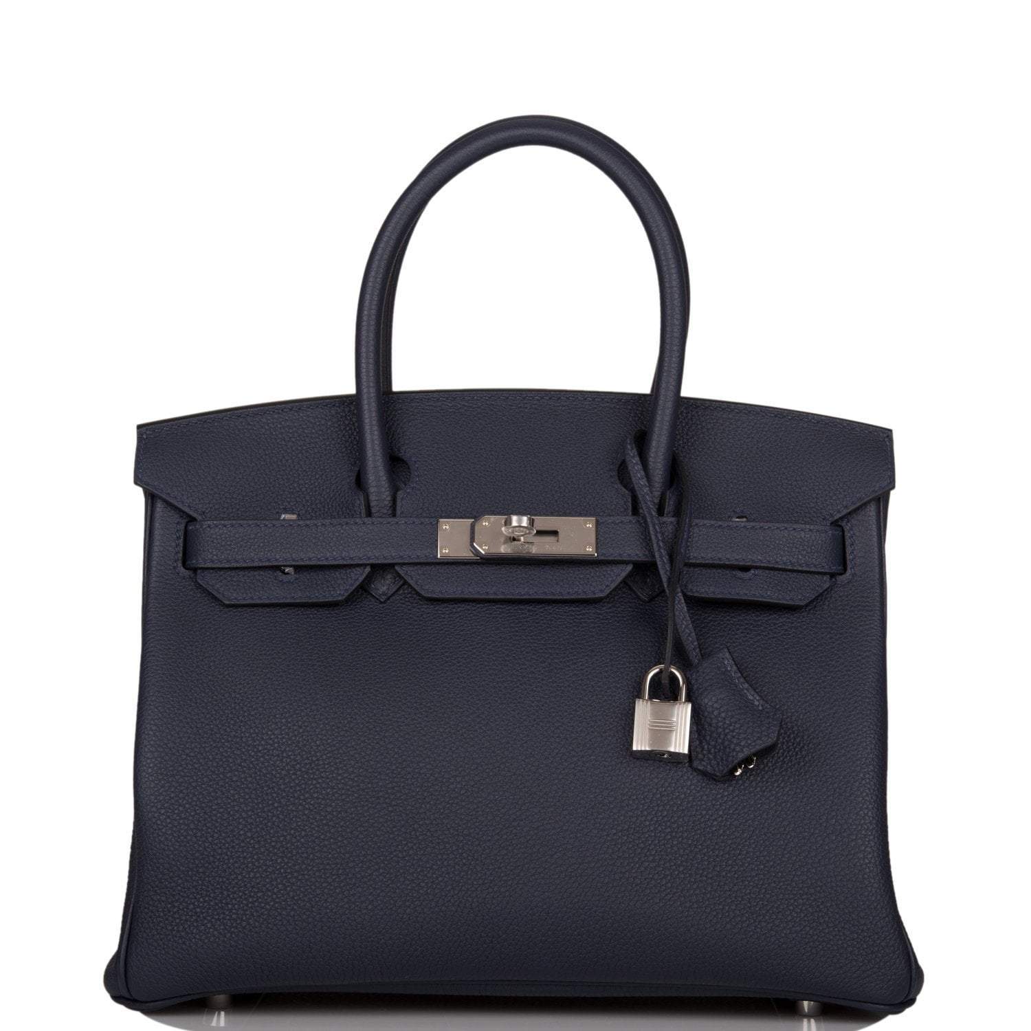 Hermes Bleu Nuit Togo Birkin 30cm Palladium Hardware - Image 2