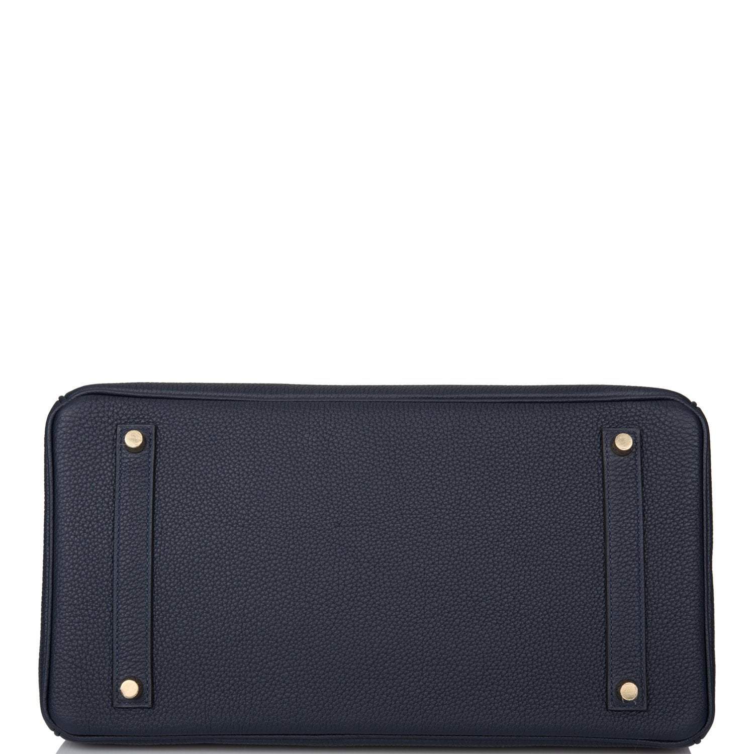 Hermes Bleu Nuit Togo Birkin 35cm Gold Hardware - Image 6