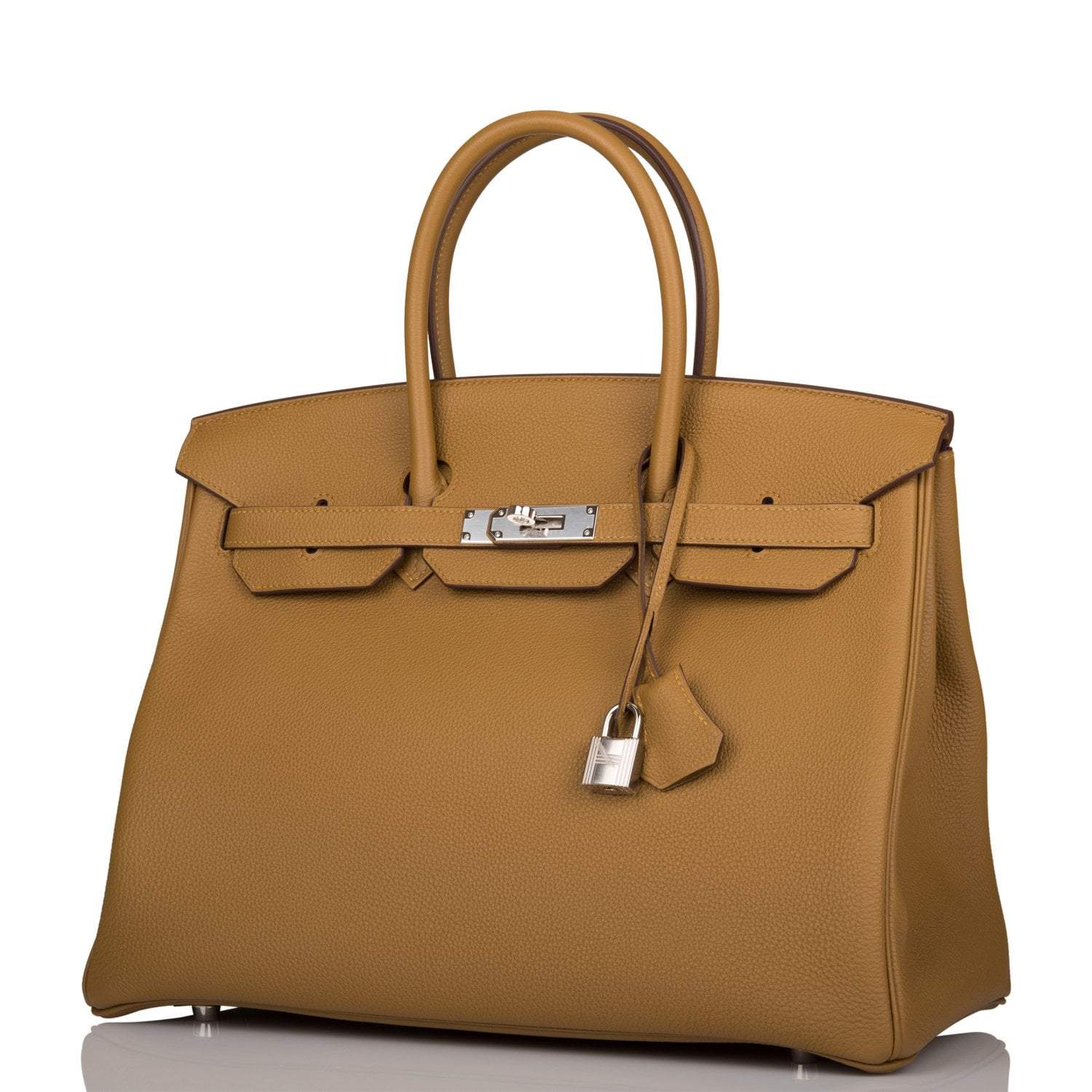 Hermes Birkin 35 Bronze D'Or Togo Palladium Hardware - Image 5
