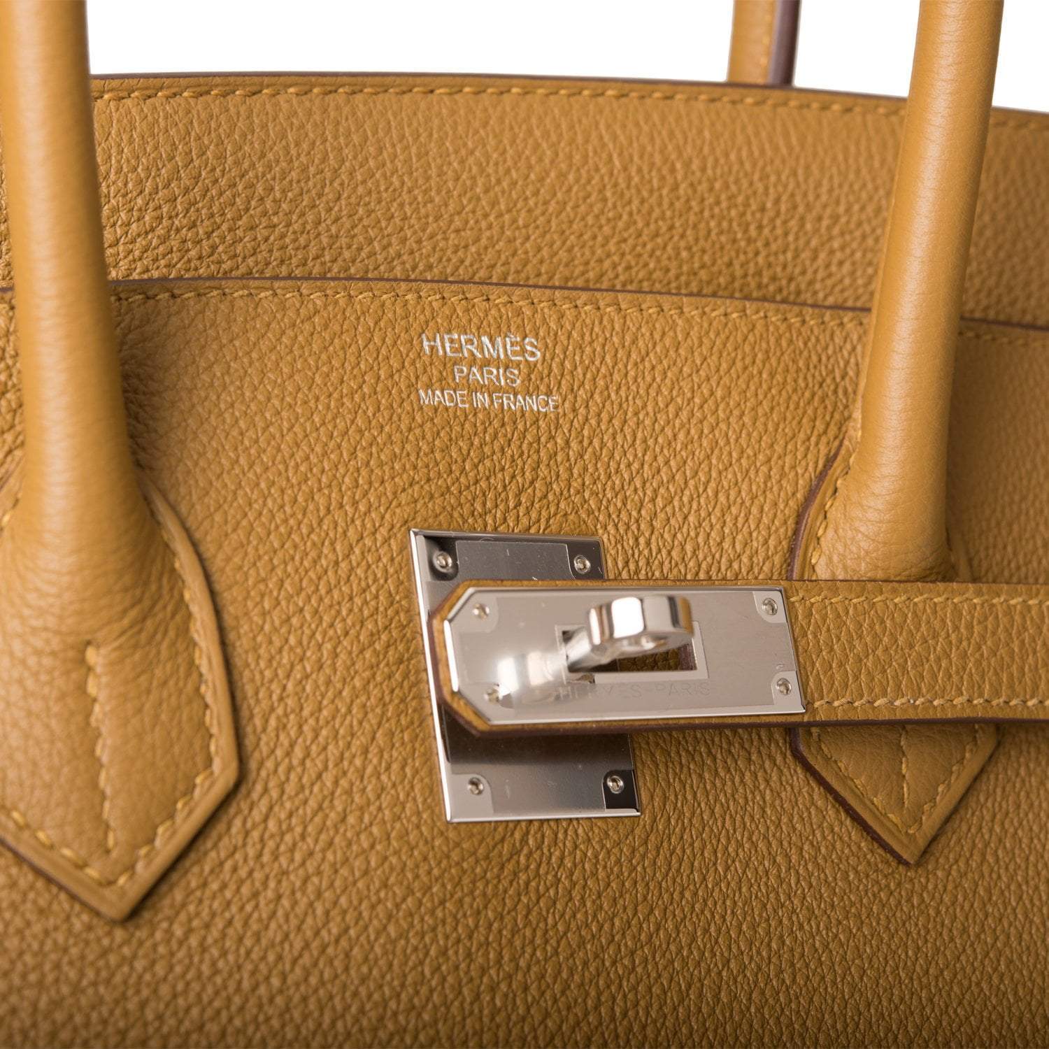 Hermes Birkin 35 Bronze D'Or Togo Palladium Hardware - Image 7