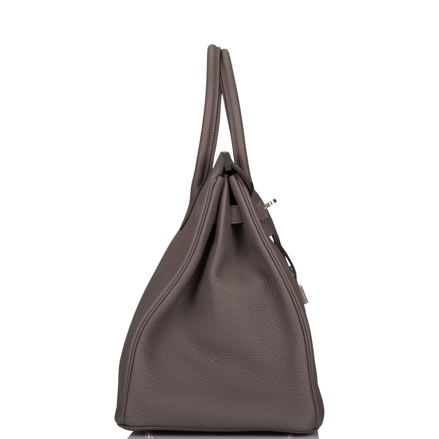 Hermes Birkin 35cm Etain Togo Palladium Hardware - Image 3