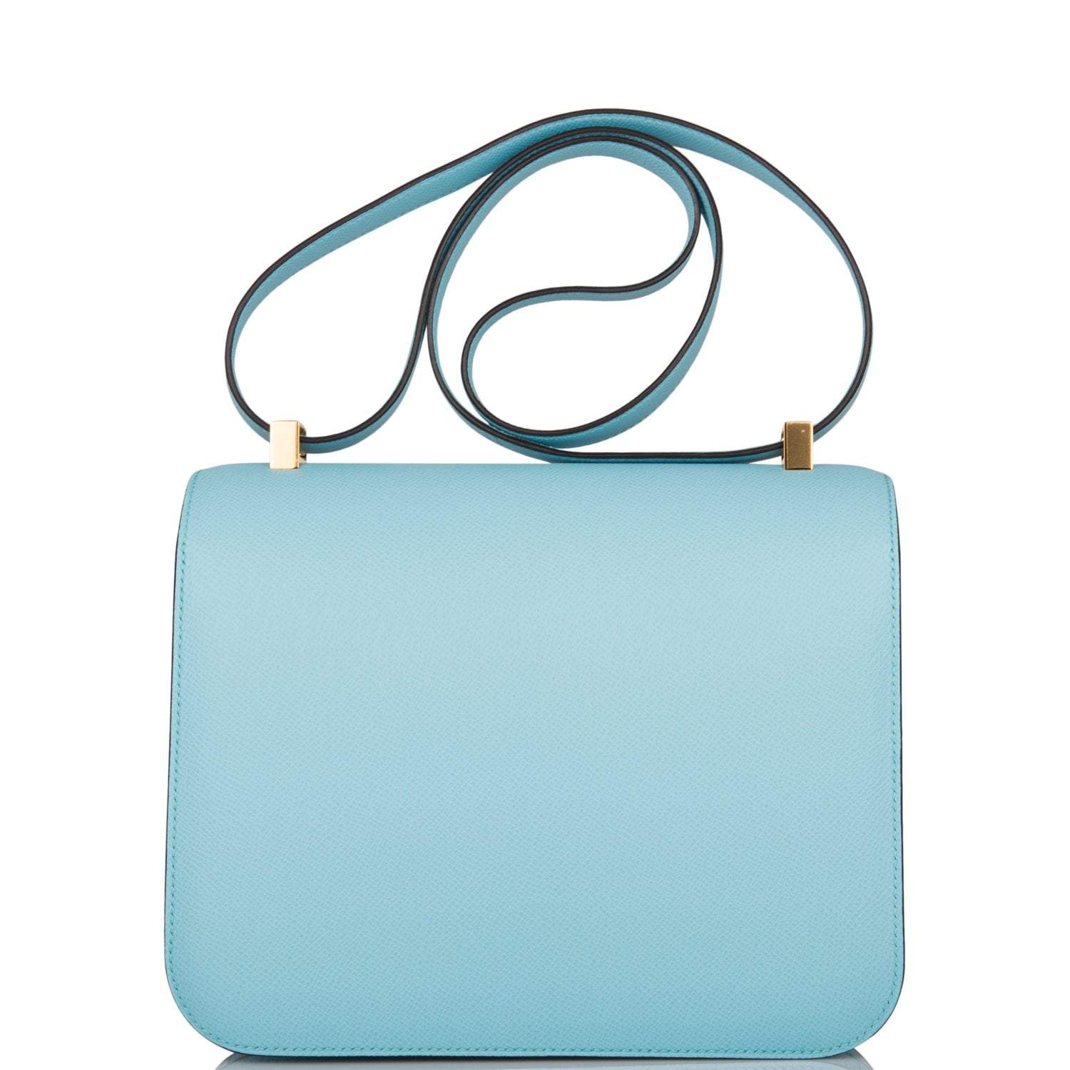 Hermes Bleu Atoll Epsom Constance 24cm Gold Hardware - Image 4