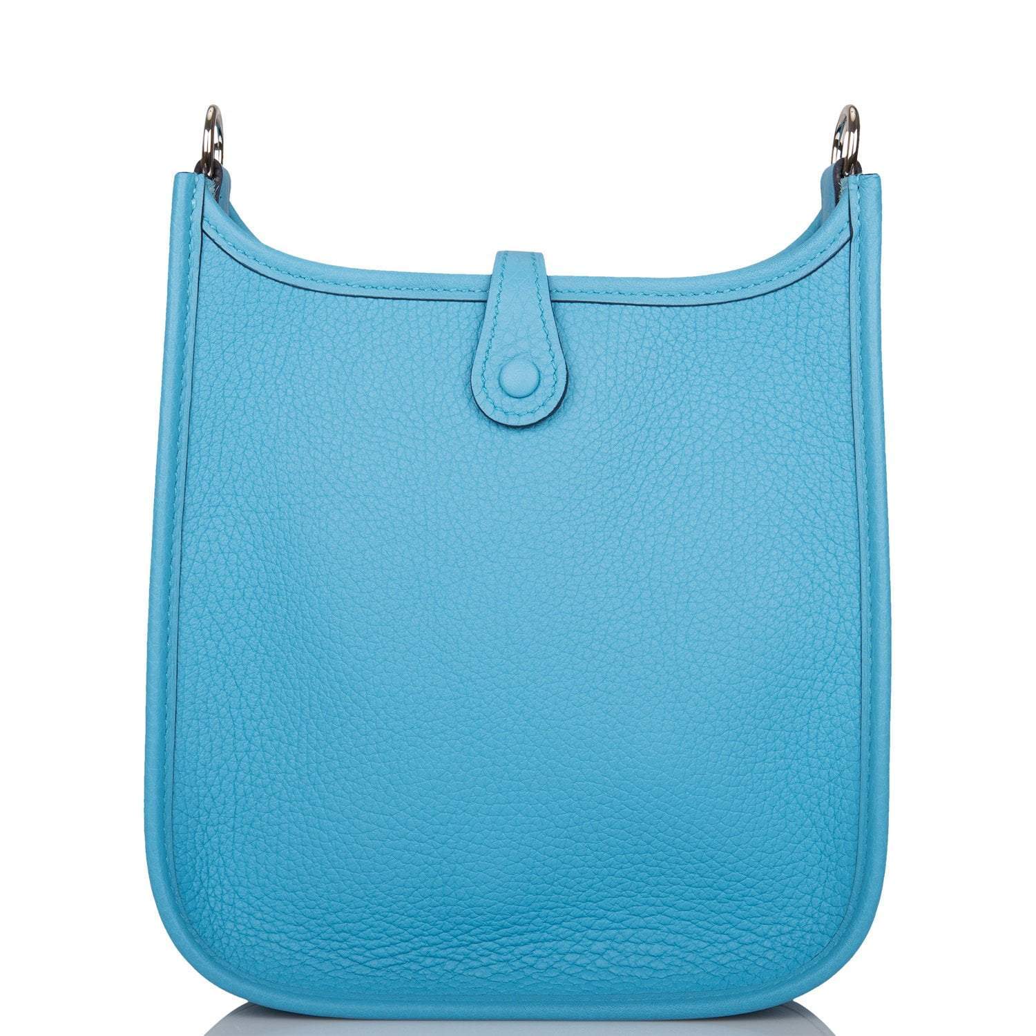 Hermes Bleu du Nord Clemence Evelyne TPM Bag Palladium Hardware - Image 4