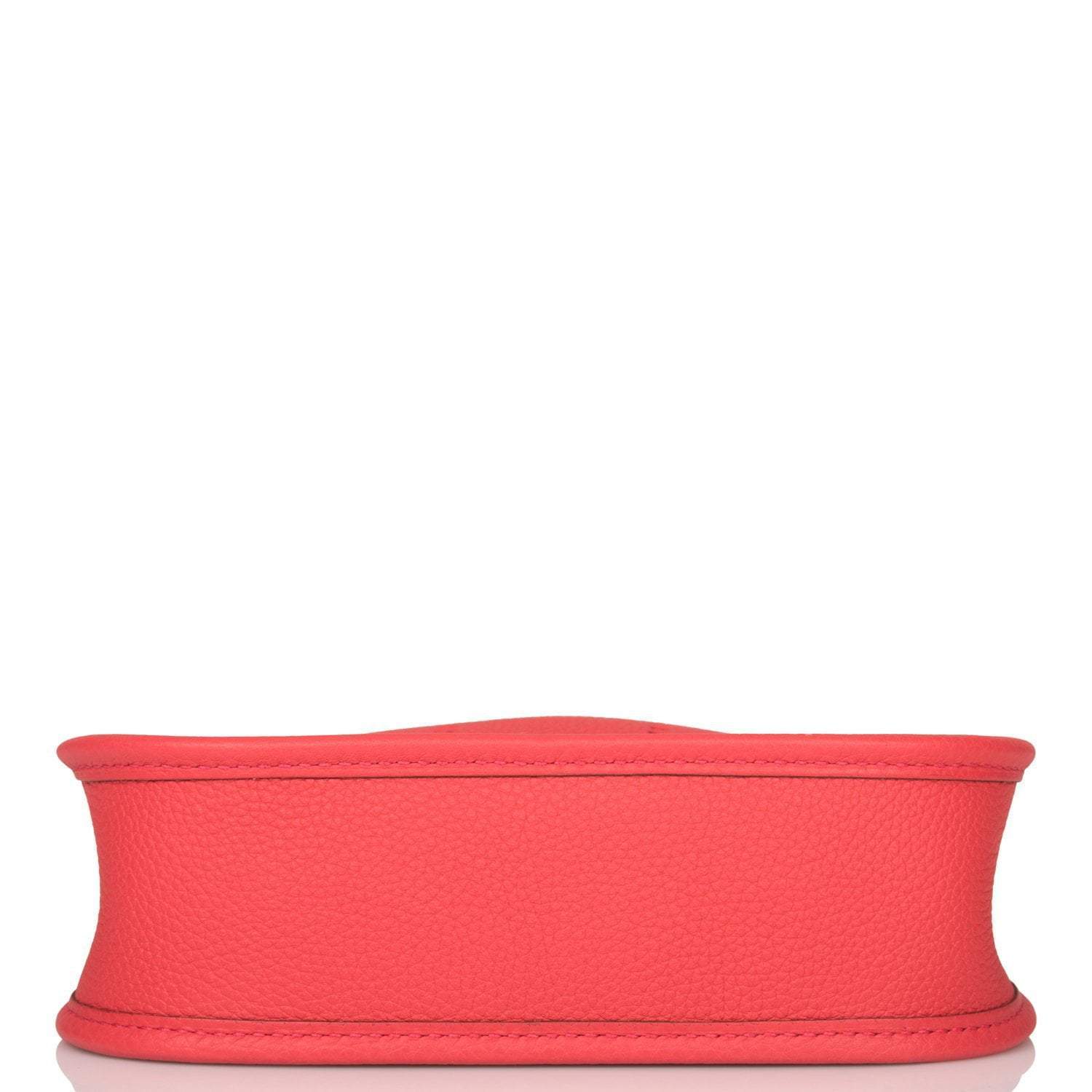 Hermes Bougainvillea Clemence Evelyne TPM Bag Palladium Hardware - Image 6