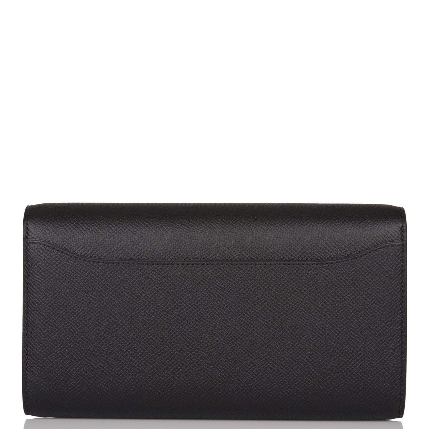 Hermes Black Epsom Constance Wallet To Go Rose Gold Hardware - Image 4
