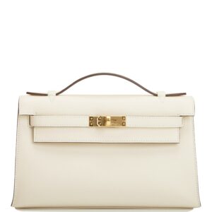Hermes Nata Swift Mini Kelly Pochette Gold Hardware