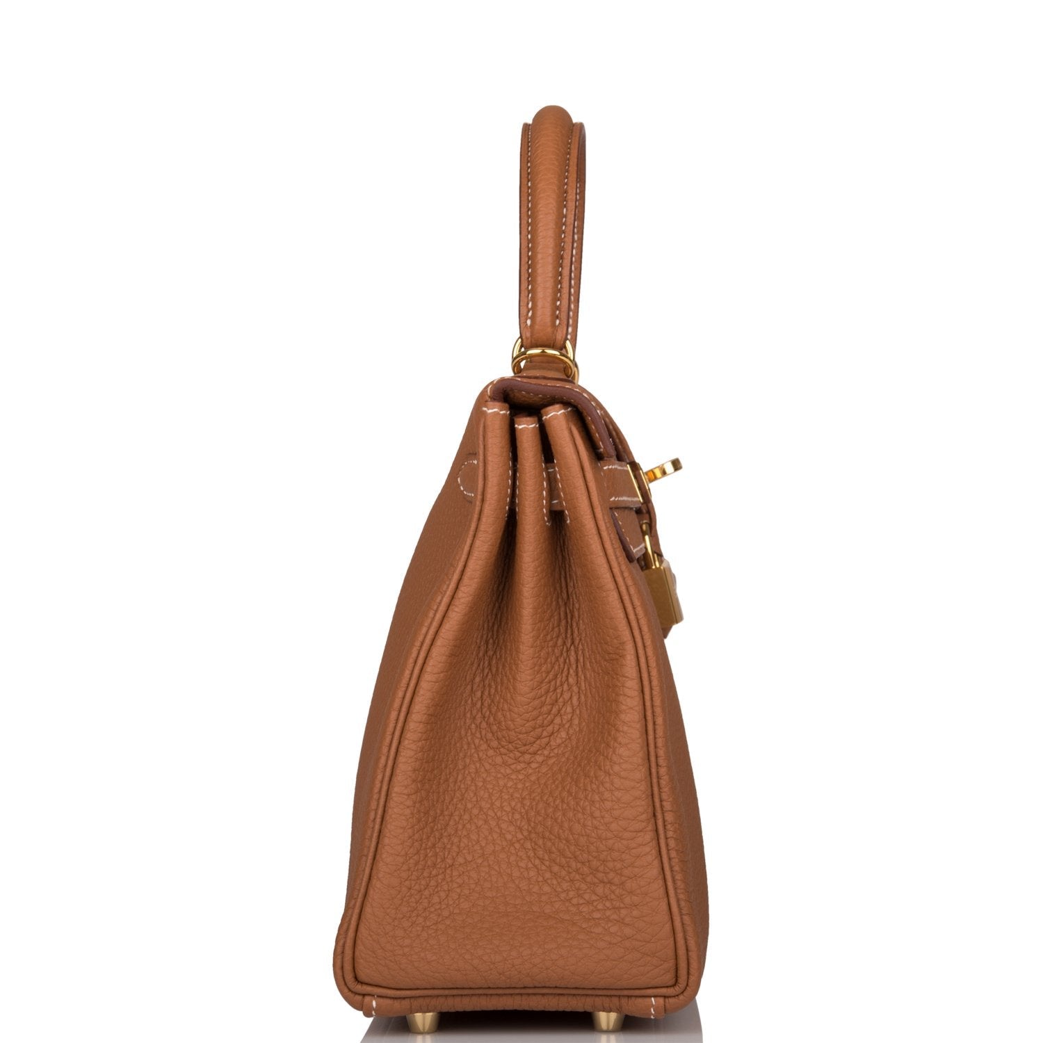 Hermes Gold Togo Retourne Kelly 25cm Gold Hardware - Image 3