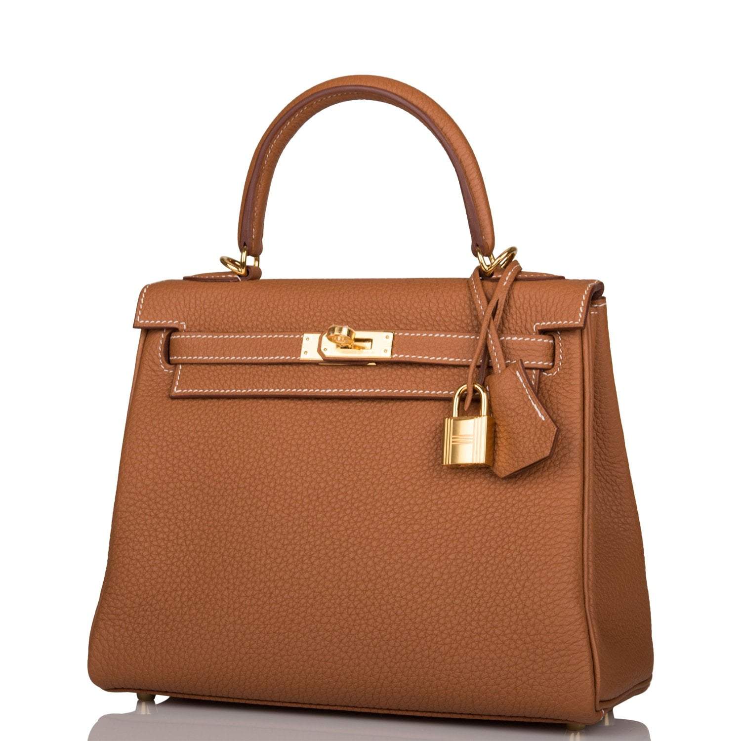 Hermes Gold Togo Retourne Kelly 25cm Gold Hardware - Image 5