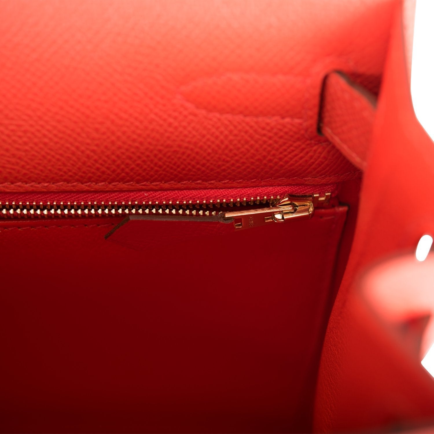 Hermes Capucine Epsom Sellier Kelly 28cm Gold Hardware - Image 9