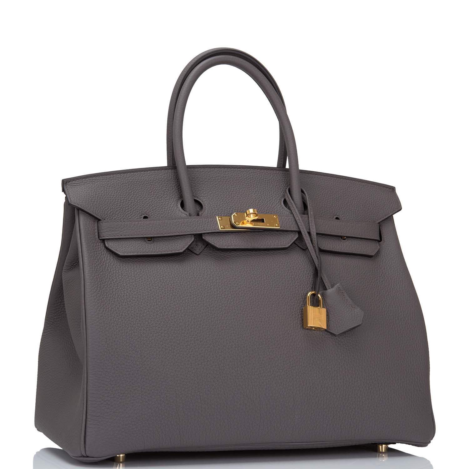 Hermes Etain Togo Birkin 35cm Gold Hardware - Image 2