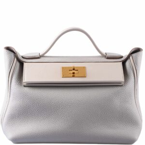 Hermes 24/24 29 Gris Perle Togo Beton Swift Gold Hardware