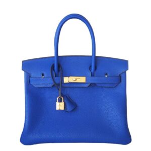 Hermès Birkin 30 Blue Electric Candy Bag GHW