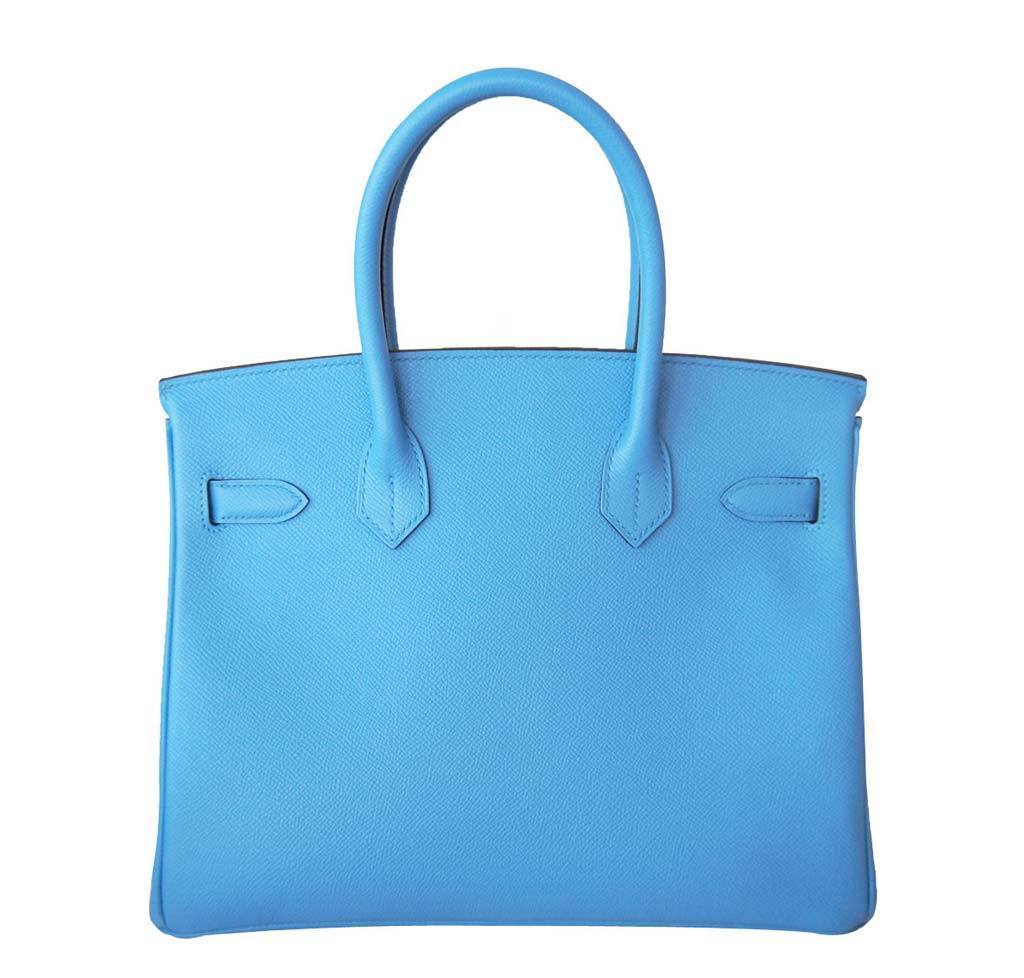 Hermès Birkin 30 Blue Paradise Epsom Bag GHW - Image 2