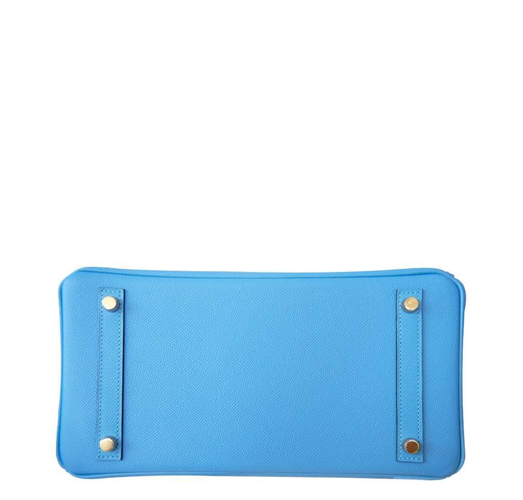 Hermès Birkin 30 Blue Paradise Epsom Bag GHW - Image 4