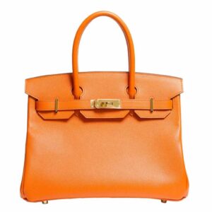 Hermes Birkin 30 Bag Orange GHW