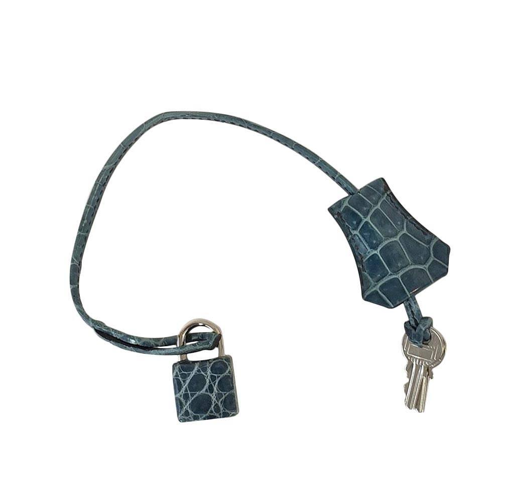 Hermès Birkin 35 Malachite Porosus Crocodile Bag PHW - Image 9