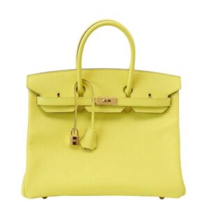Hermès Birkin 35 Souffre Yellow Bag