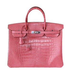 Hermès Birkin 40 Boise de Rose Alligator Bag