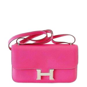 Hermès Constance Elan Rose Tyrien Bag