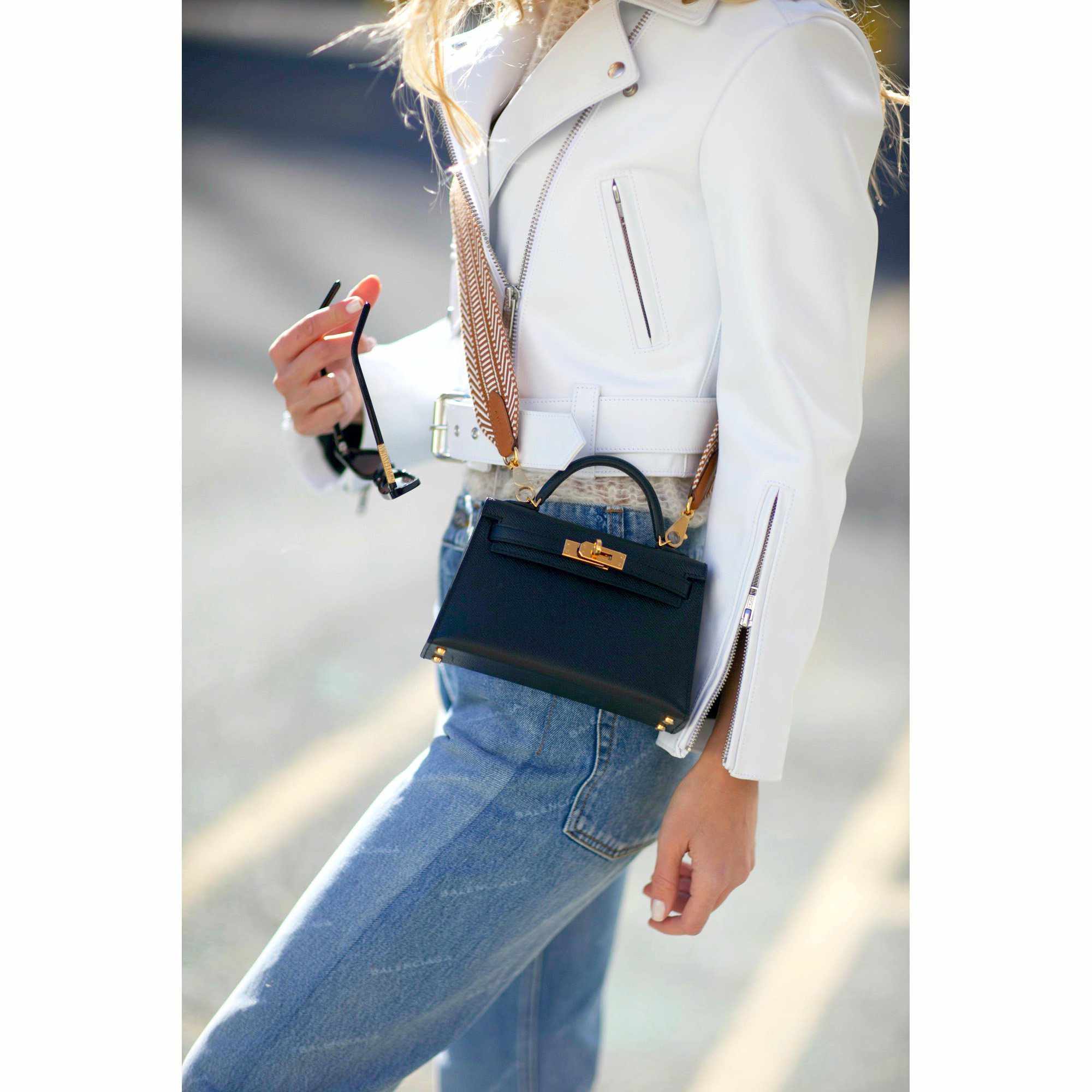 Hermes Kelly 20 Mini II Sellier Black Epsom Gold Hardware - 2021, Z - Image 4