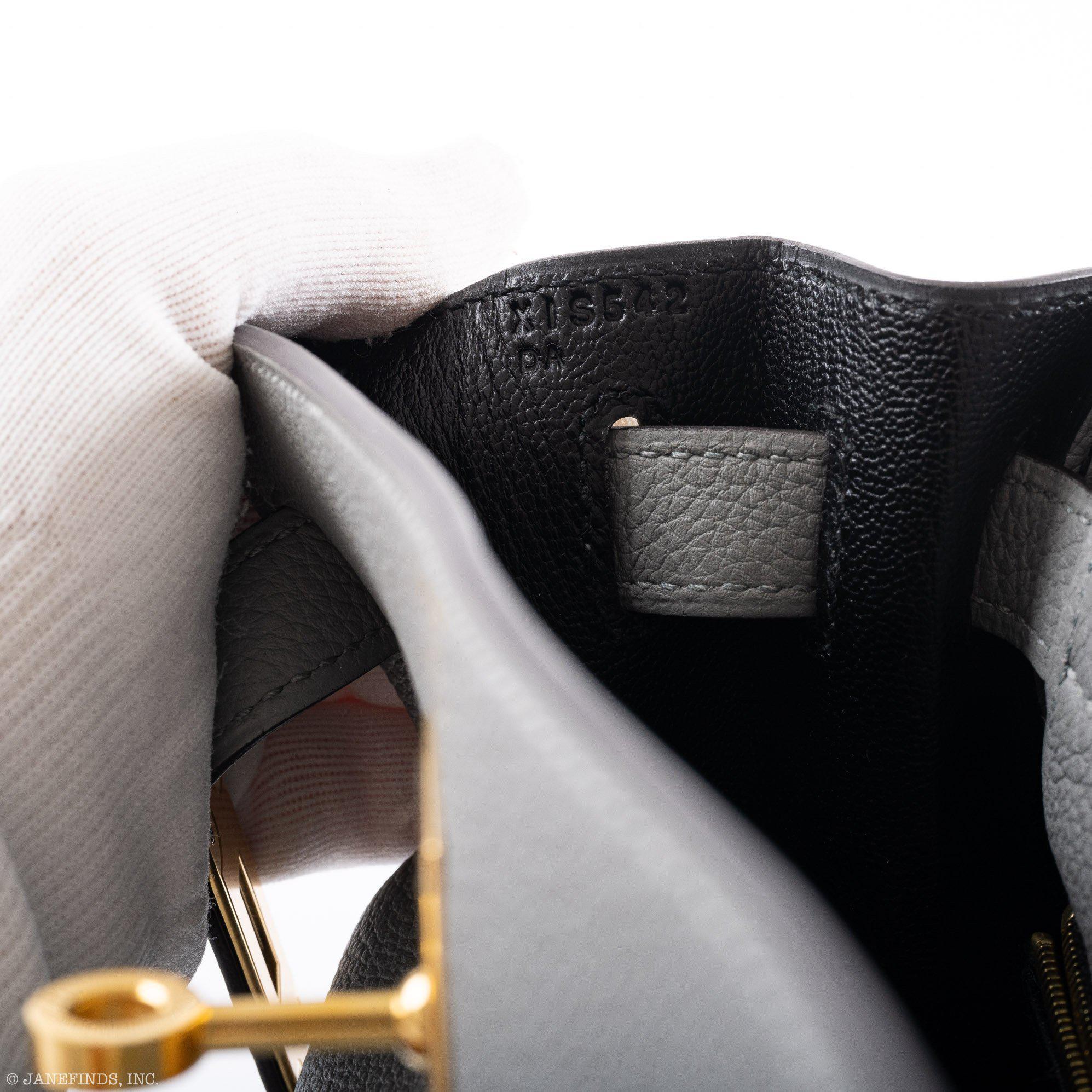 Hermes Kelly 28 HSS Retourne Gris Mouette Togo - Image 12