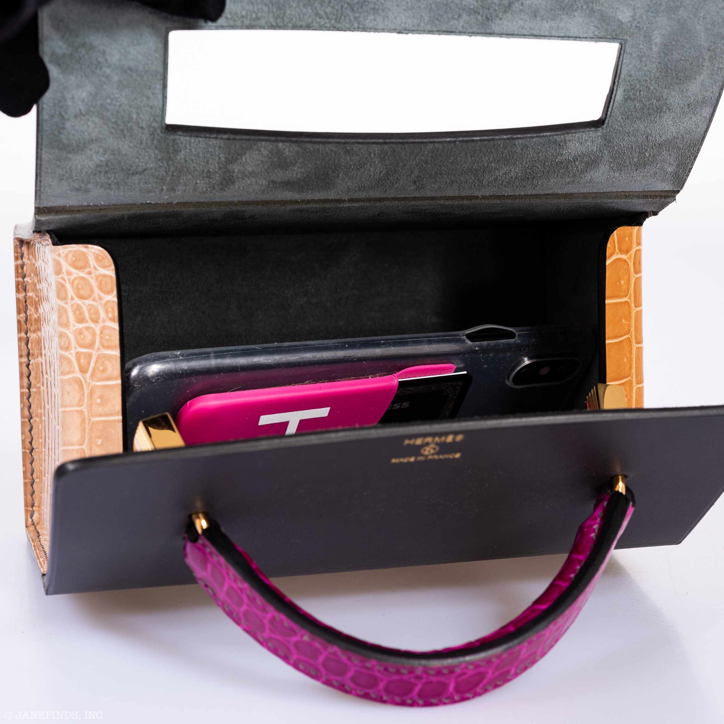 Hermes petit h Minaudiere Porosus Crocodile - Image 5