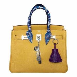 Hermes Birkin 30 Soleil Yellow Togo Leather Palladium Hardware
