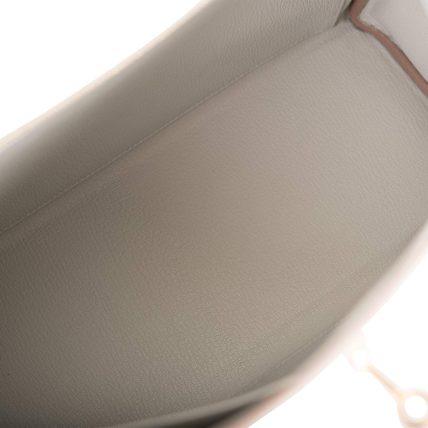 Hermes Kelly Retourne 32 Gris Perle Togo Gold Hardware - Image 7