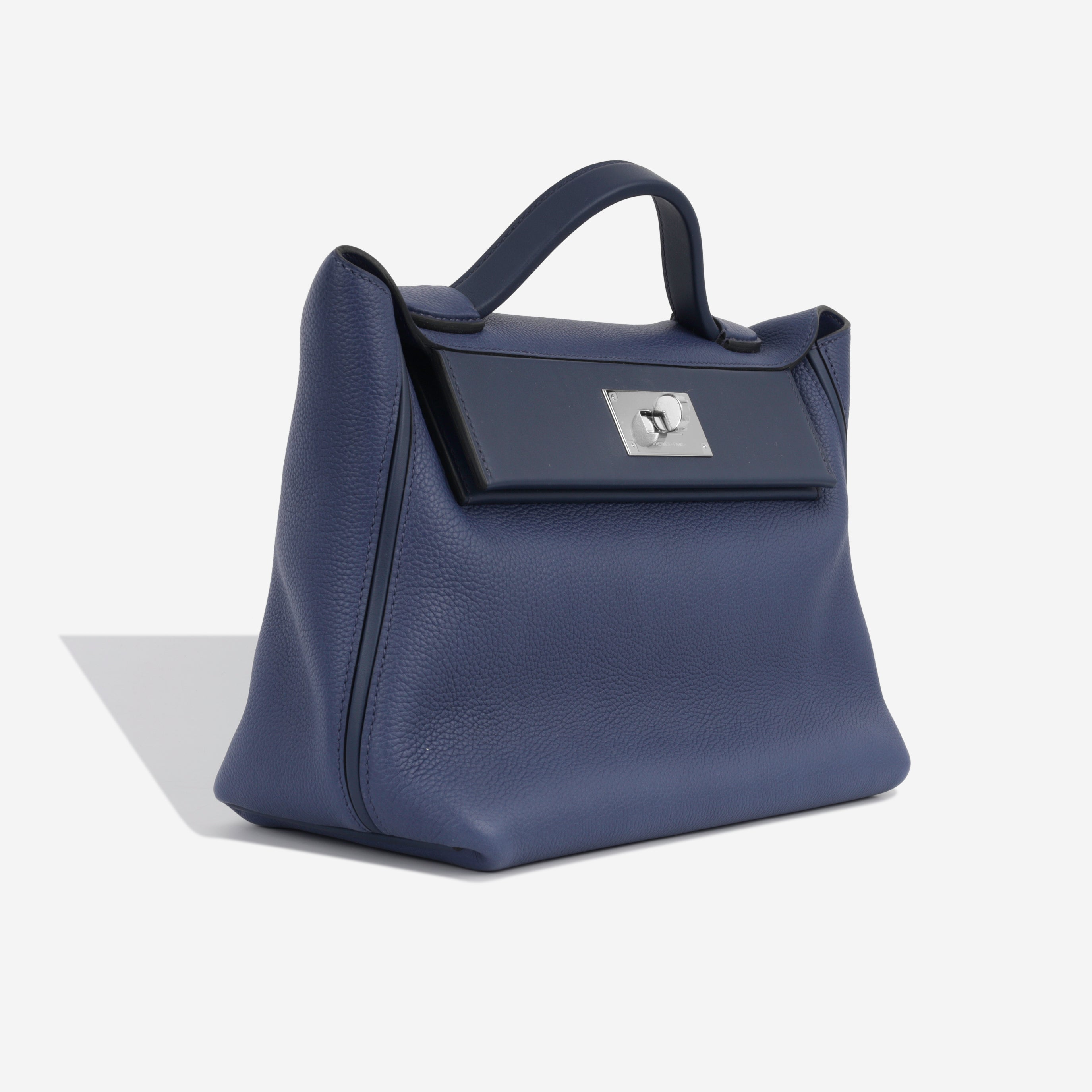 Hermès 24/24 29 Bag in Bleu Marine Togo Leather with Palladium Hardware - Image 2