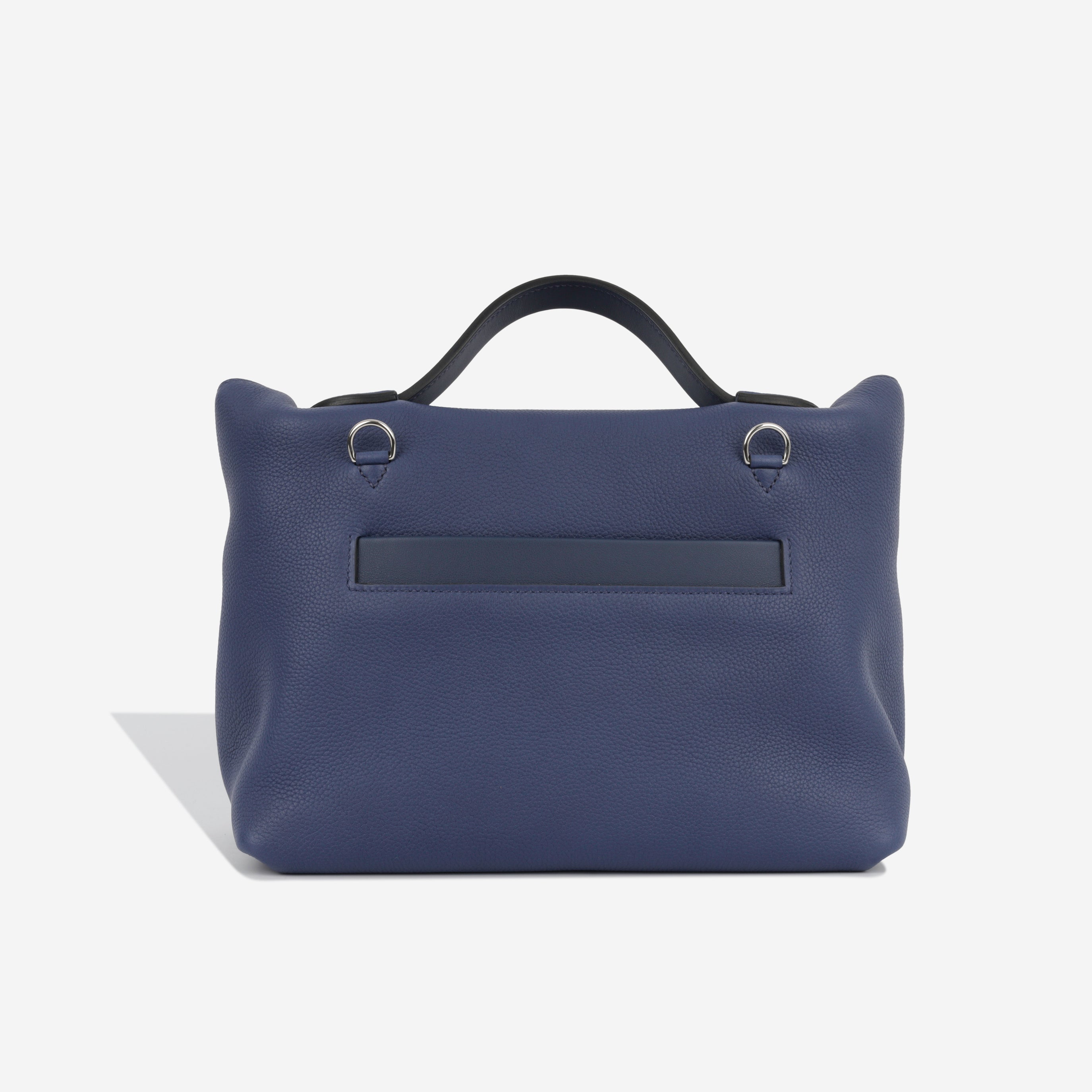 Hermès 24/24 29 Bag in Bleu Marine Togo Leather with Palladium Hardware - Image 3
