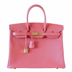 Hermes Birkin 35 Flamingo Epsom Leather Gold Hardware