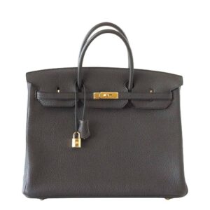 Hermes Birkin 40 Plomb Togo Leather Gold Hardware