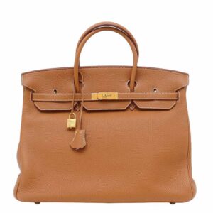 Hermes Birkin 40 Classic Gold Togo Leather Gold Hardware