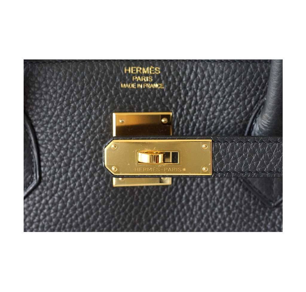 Hermes Birkin 40 Plomb Togo Leather Gold Hardware - Image 5