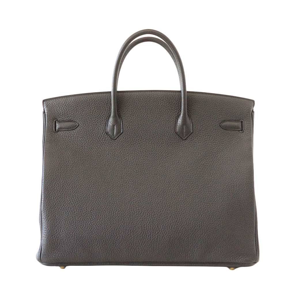 Hermes Birkin 40 Plomb Togo Leather Gold Hardware - Image 3